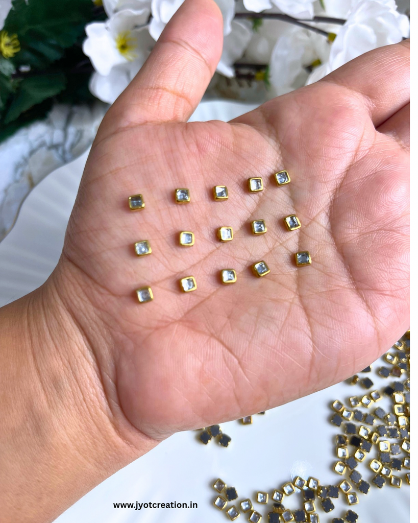 Square Frame Pasting Kundan