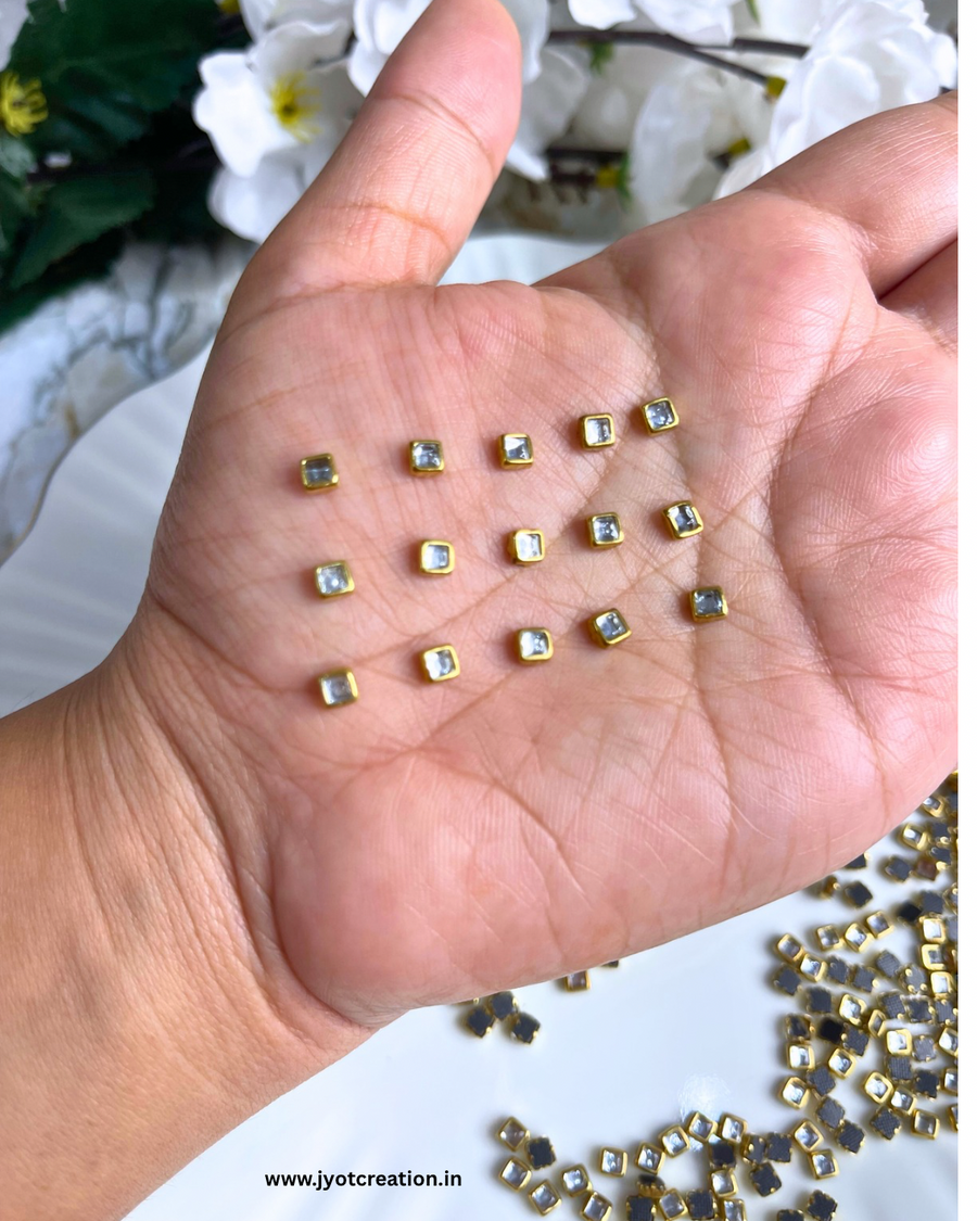 Square Frame Pasting Kundan