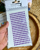 Round Color  Direct Pasting Kundan Packets