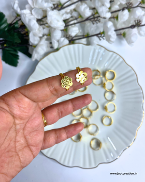 Golden Finger Ring Base-20 Pieces