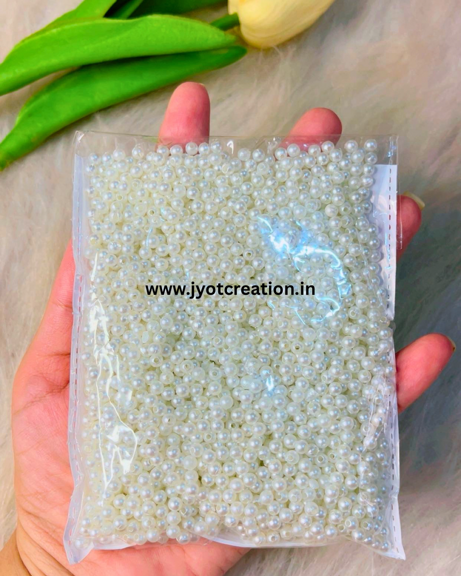 All Size White Pearl Plastic Bead