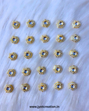 Golden Polki Kundan in 5 Shape