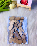 Round 1 inch Wooden Cutout
