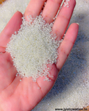 Silver Transparent Seed Bead