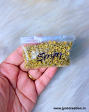 5mm Premium Golden With Silver Rhinestone Spacer