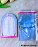 Couple Rakhi Packing Cards With Plastic Cover-Pack of 10
