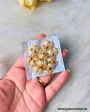 Kundan Floral Connectors Collection in 6 Colours 🌸