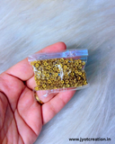 4mm Premium Golden With Golden Rhinestone Spacer