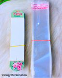 Designer Green Theme Fancy Rakhi Card With Plastic Cover