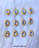 Golden Polki Kundan in 5 Shape